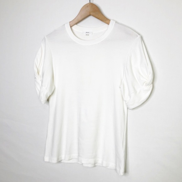 A.L.C. Keira medium white puffed sleeve T-shirt - Picture 8 of 10
